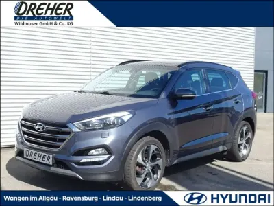 Gebraucht Hyundai Tucson Premium 177 PS (130 kW) 2018 Micron grey / met SUV