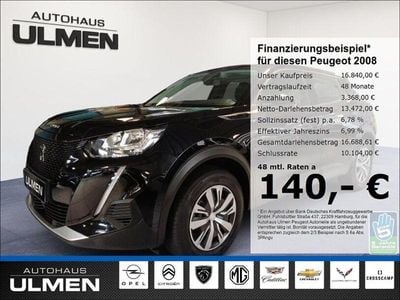 Schwarz Gebraucht 2021 Peugeot e-2008 Active SUV | 16.840 € (Guter Preis)