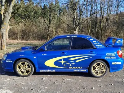 Gebraucht Subaru Impreza 224 PS (164 kW) 2003 Blau Limousine