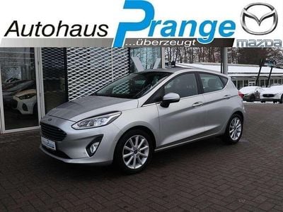 Gebraucht Ford Fiesta Titanium 101 PS (74 kW) 2017 Polarsilber metallic Kleinwagen