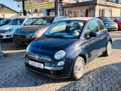 Gebraucht Fiat 500 Lounge 69 PS (50 kW) 2012 Blau Cabrio