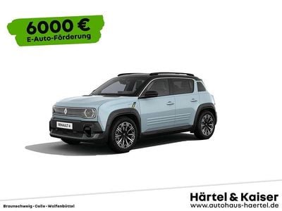 Kumulusblau mit schwarzem dach (blau) Neu 2025 Renault 4 E-Tech Iconic SUV | 35.390 € (Fairer Preis)