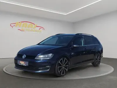Gebraucht VW Golf VII Highline 125 PS (91 kW) 2015 Blau Kombi
