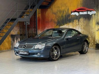 Usata Mercedes SL500 306 CV (225 kW) 2004 Blu Cabrio