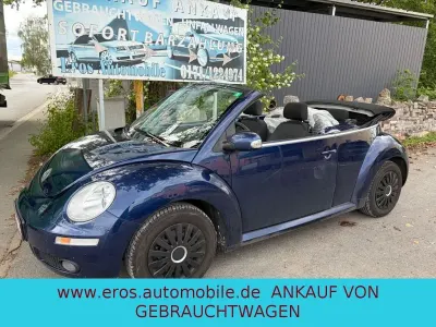 Gebraucht VW New Beetle Cabriolet 102 PS (75 kW) 2007 Blau Cabrio