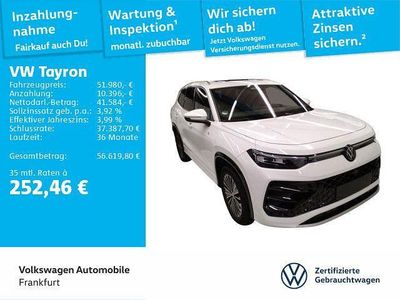 Gebraucht VW Tayron R-line 193 PS (141 kW) 2025 Weiß SUV