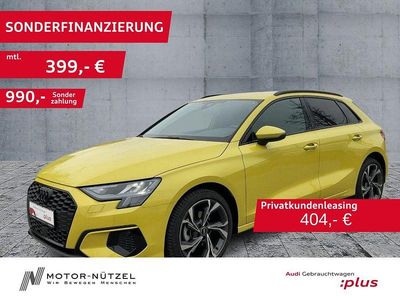 Pythongelb metallic Gebraucht 2023 Audi A3 Advanced Plus Limousine | 30.950 € (Etwas zu teuer)
