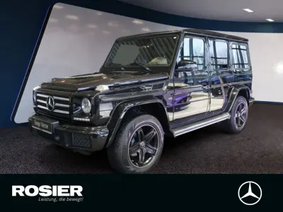 Gebraucht Mercedes G500 422 PS (310 kW) 2018 Schwarz / obsidianschwarz (metallic) SUV