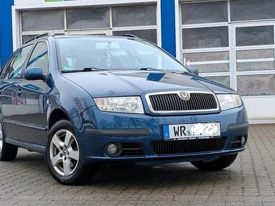 Gebraucht Skoda Fabia 80 PS (58 kW) 2007 Blau Kombi