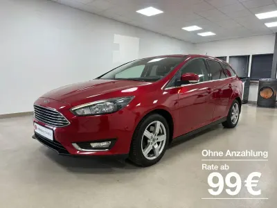 Gebraucht Ford Focus Titanium 150 PS (110 kW) 2018 Rot Kombi
