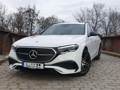 Gebraucht Mercedes E220 AMG line 197 PS (144 kW) 2024 Weiß Kombi