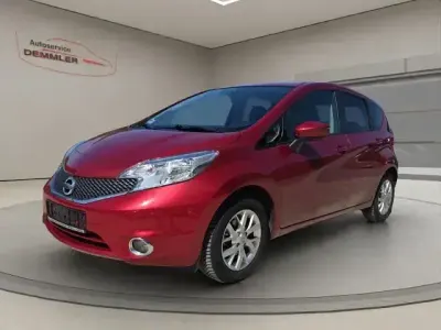 Usata Nissan Note Acenta 80 CV (58 kW) 2014 Rosso Utilitaria