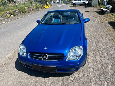 Gebraucht Mercedes SLK230 192 PS (141 kW) 1999 Blau Cabrio