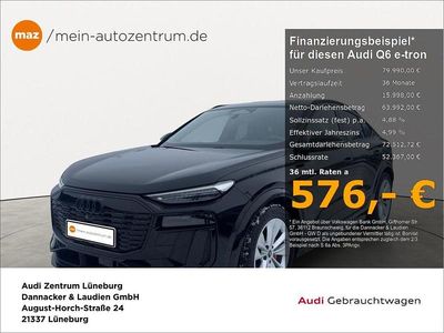 Mythosschwarz Gebraucht 2025 Audi Q6 Sportback e-tron Performance SUV | 79.990 € (Fairer Preis)