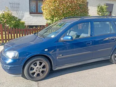 Gebraucht Opel Astra Njoy 100 PS (73 kW) 2003 Blau Kombi