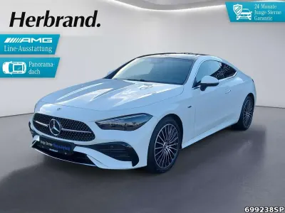 Gebraucht Mercedes CLE300 AMG 313 PS (230 kW) 2025 Unilack polarweiß uni Coupé