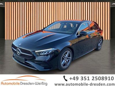 Schwarz schwarz (metallic) Gebraucht 2024 Mercedes A200 AMG Limousine | 29.980 € (Guter Preis)