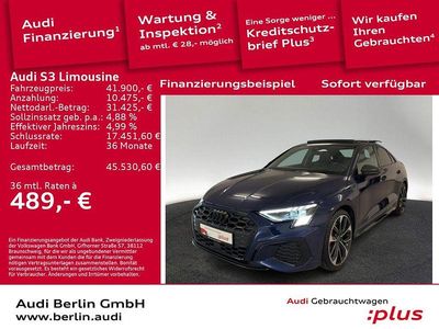 Gebraucht Audi S3 Ambiente 310 PS (228 kW) 2024 Navarrablau metallic Limousine