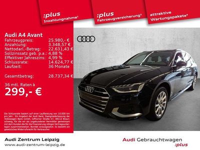 Brillantschwarz Gebraucht 2022 Audi A4 Advanced Plus Kombi | 25.980 € (Guter Preis)