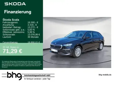 Gebraucht Skoda Scala Essence 95 PS (69 kW) 2025 Schwarz Kleinwagen