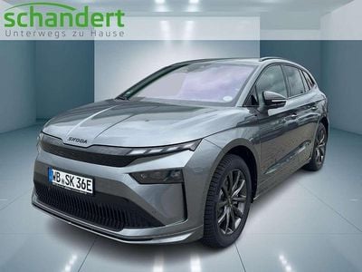 Graphitegrau metallic Gebraucht 2025 Skoda Enyaq iV SportLine SUV | 49.950 € (Guter Preis)