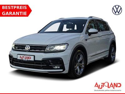 Oryxweiß perlmutteffekt Gebraucht 2019 VW Tiguan R-line SUV | 31.950 € (Fairer Preis)