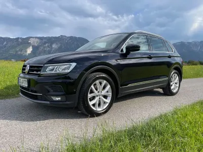 Używany VW Tiguan Highline 150 KM (110 kW) 2019 Czarny SUV