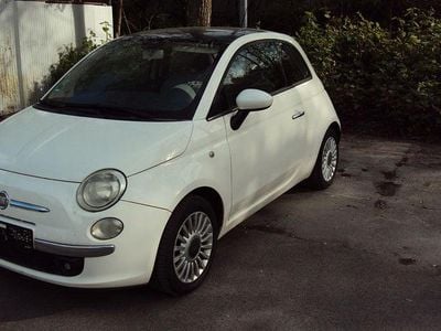 Gebraucht Fiat 500 Lounge 69 PS (50 kW) 2009 Weiß Cabrio