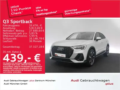 Gebraucht Audi Q3 S-Line 150 PS (110 kW) 2021 Tausilber metallic SUV