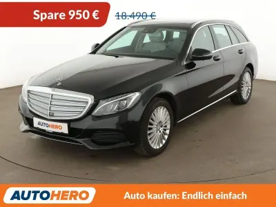 Używany Mercedes C250 Exclusive 211 KM (155 kW) 2015 Czarny Kombi