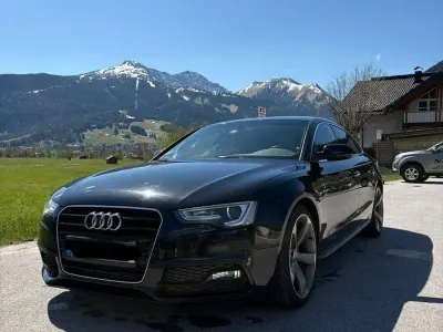Gebraucht Audi A5 Sportback Sport 170 PS (125 kW) 2012 Schwarz Kleinwagen
