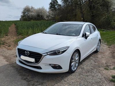 Gebraucht Mazda 3 Sports-Line 165 PS (121 kW) 2018 Weiß Limousine