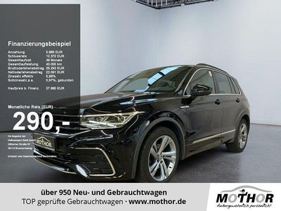 Gebraucht VW Tiguan R-line 150 PS (110 kW) 2023 Deep black perleffekt (metallic) SUV