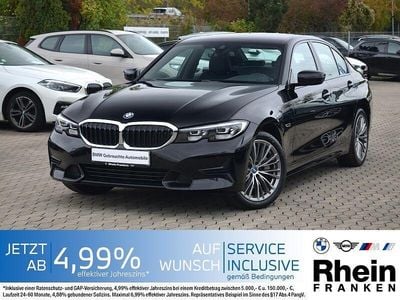 Schwarz Gebraucht 2022 BMW 330e Sport Line Limousine | 31.580 € (Guter Preis)