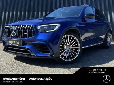Gebraucht Mercedes GLC63 AMG AMG 510 PS (375 kW) 2021 Brillantblau (metallic) SUV