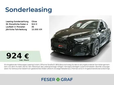 Ny Audi RS3 400 HK (294 kW) 2026 Sort Sedan