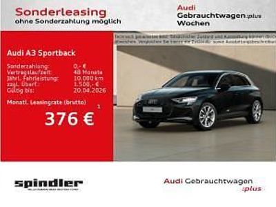 Gebraucht Audi A3 Advanced Plus 150 PS (110 kW) 2025 Schwarz (mythosschwarz metallic) Limousine