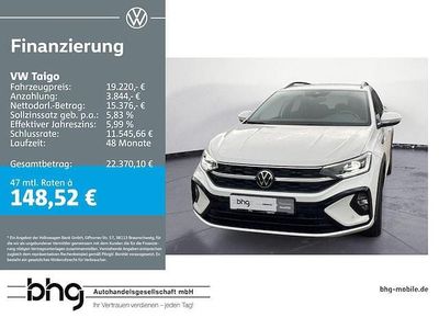 Gebraucht VW Taigo R-line 110 PS (80 kW) 2022 Weiß SUV