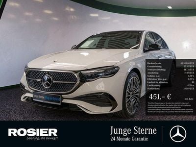 Gebraucht Mercedes E300 AMG 197 PS (144 kW) 2025 Weiss / polarweiß Limousine