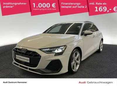 Gebraucht Audi A3 S-Line 150 PS (110 kW) 2024 Gletscherweiß metallic Limousine