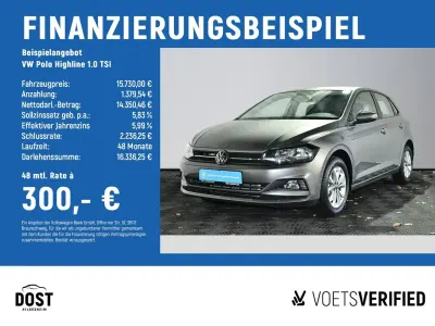 Gebraucht VW Polo Highline 95 PS (69 kW) 2021 Grau Kleinwagen
