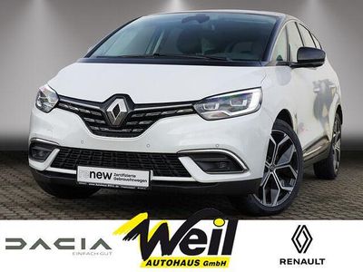 Weiß (perlmuttweiß und blackpearlschwarz (w) Gebraucht 2021 Renault Grand Scénic IV Intens Van / Kleinbus | 18.990 € (Fairer Preis)