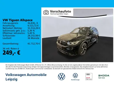 Gebraucht VW Tiguan Allspace Style 245 PS (180 kW) 2023 Schwarz SUV