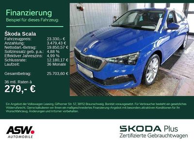 Gebraucht Skoda Scala Style 150 PS (110 kW) 2023 Energyblau Kleinwagen