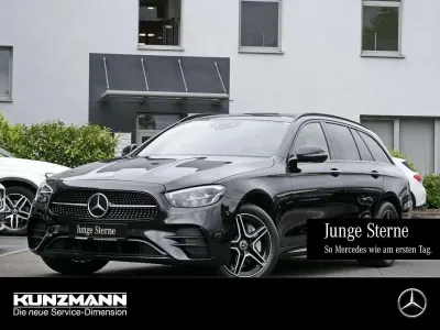 Gebraucht Mercedes E300 AMG 306 PS (225 kW) 2022 Obsidianschwarz metallic Kombi