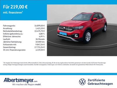 Usata VW T-Cross Life 95 CV (69 kW) 2021 Rosso SUV