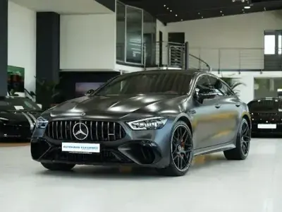 Gebraucht Mercedes AMG GT63 S E Performance AMG 843 PS (620 kW) 2022 Designo graphitgrau magno Coupé