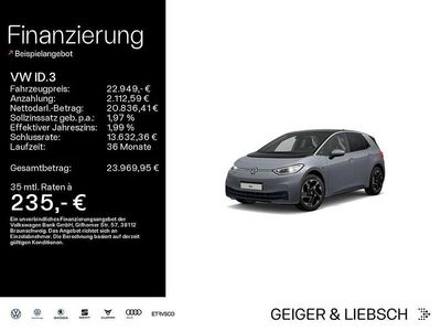 Gebraucht VW ID.3 Pro Performance 150 kW (204 PS) 2022 Mondsteingrau/schwarz Kleinwagen