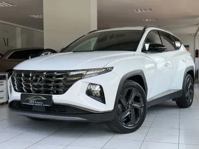 Gebraucht Hyundai Tucson Blackline 150 PS (110 kW) 2023 Weiß SUV
