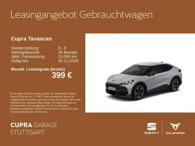 Gebraucht Cupra Tavascan Endurance 210 kW (286 PS) 2025 White silver metallic SUV